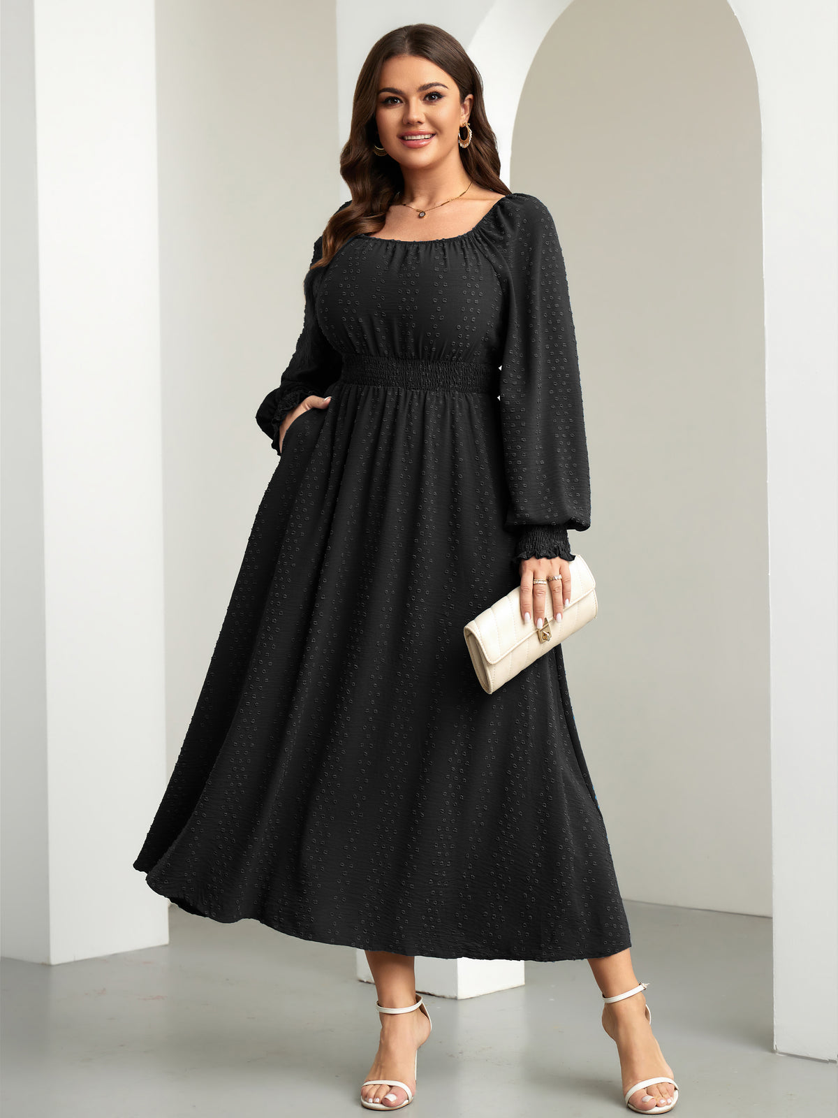 RWJ woman in an occasion dress