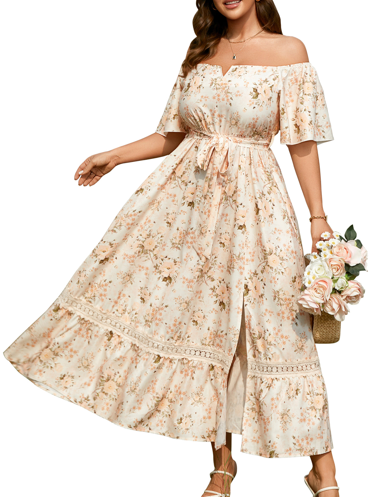 Plus Size Off-Shoulder Floral Maxi Dress — Beige Floral — 0.jpg
