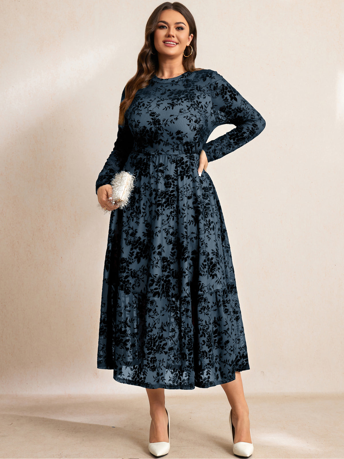RWJ 6794 Blue Flocking Floral 1-3.jpg