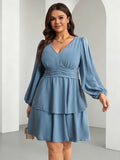 Swiss Dot Dusty Blue