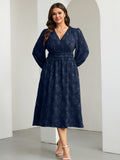 Flower Navy Blue
