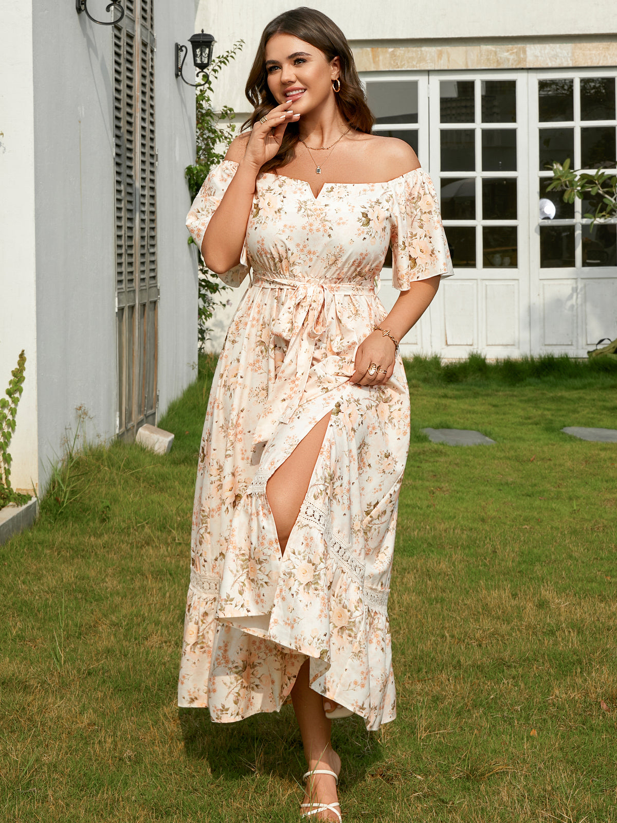 RWJ 6653 Beige Floral image 4