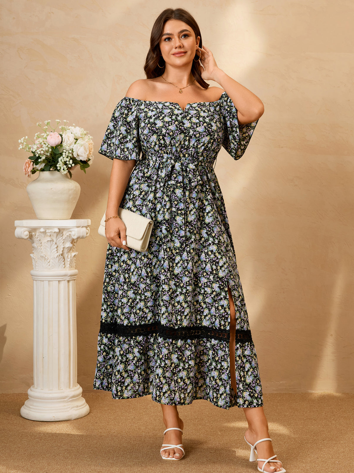 RWJ 6653 Black Floral image 5