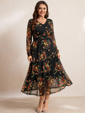 Black Yellow Floral