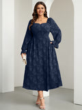 Floral Navy Blue