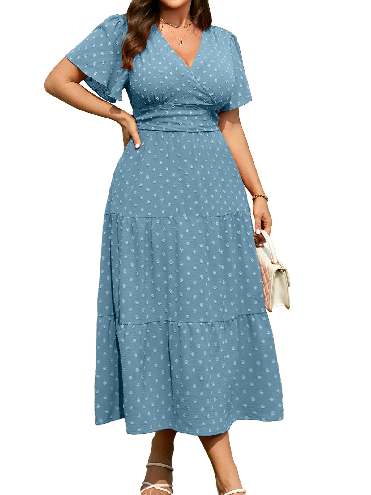 Plus Size Swiss-Dot V-Neck Maxi Dress — Light Blue — 9.jpg