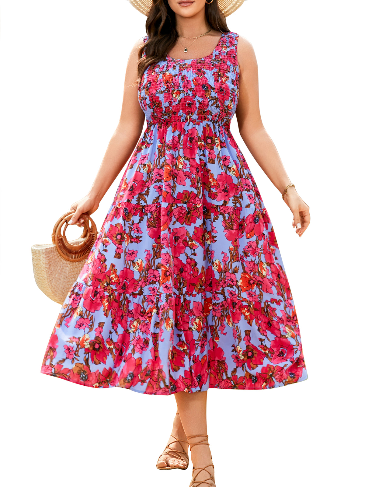 RWJ 6593 Rose Red Floral main image