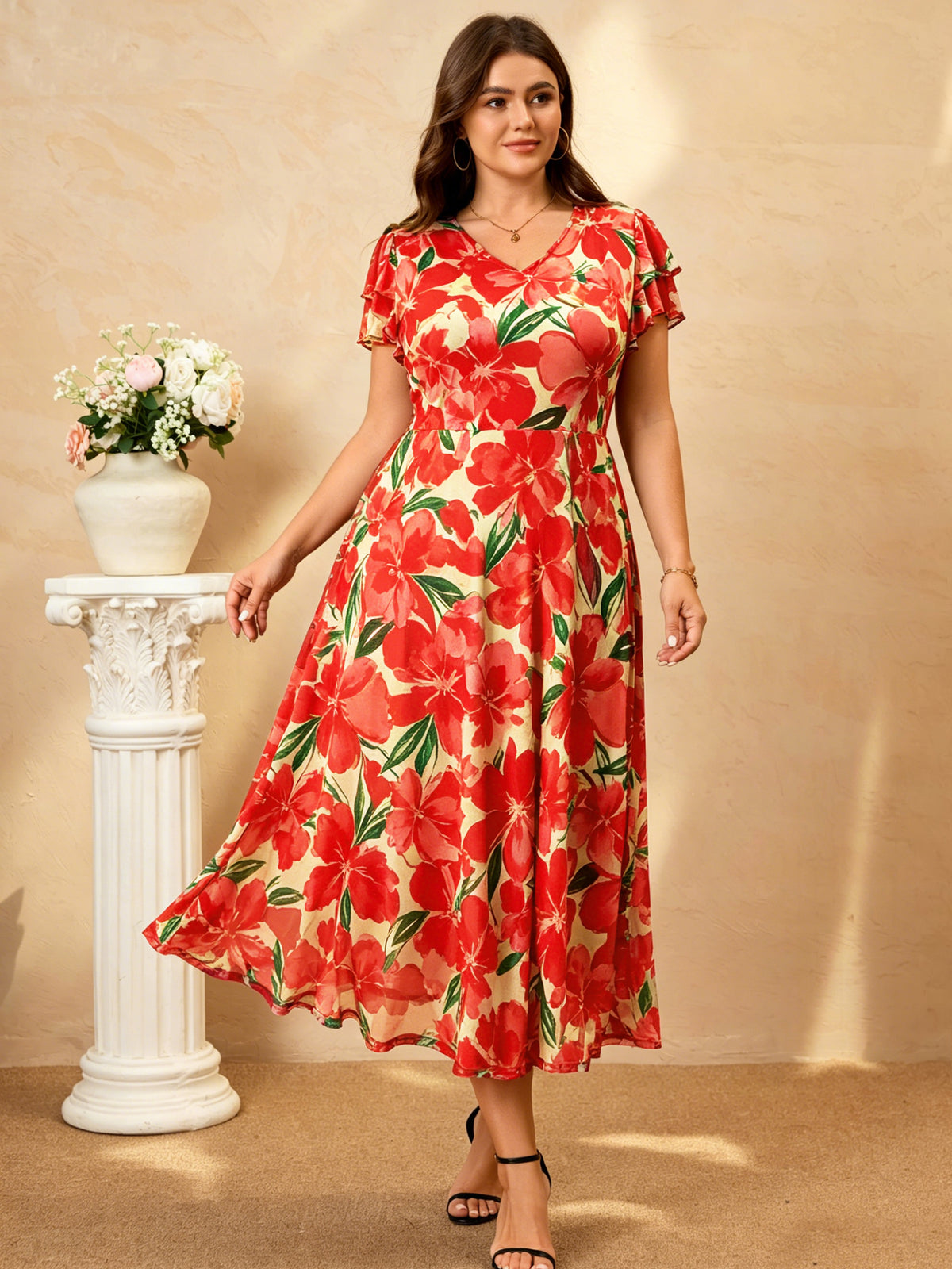 RWJ 6790 Orange Floral second image