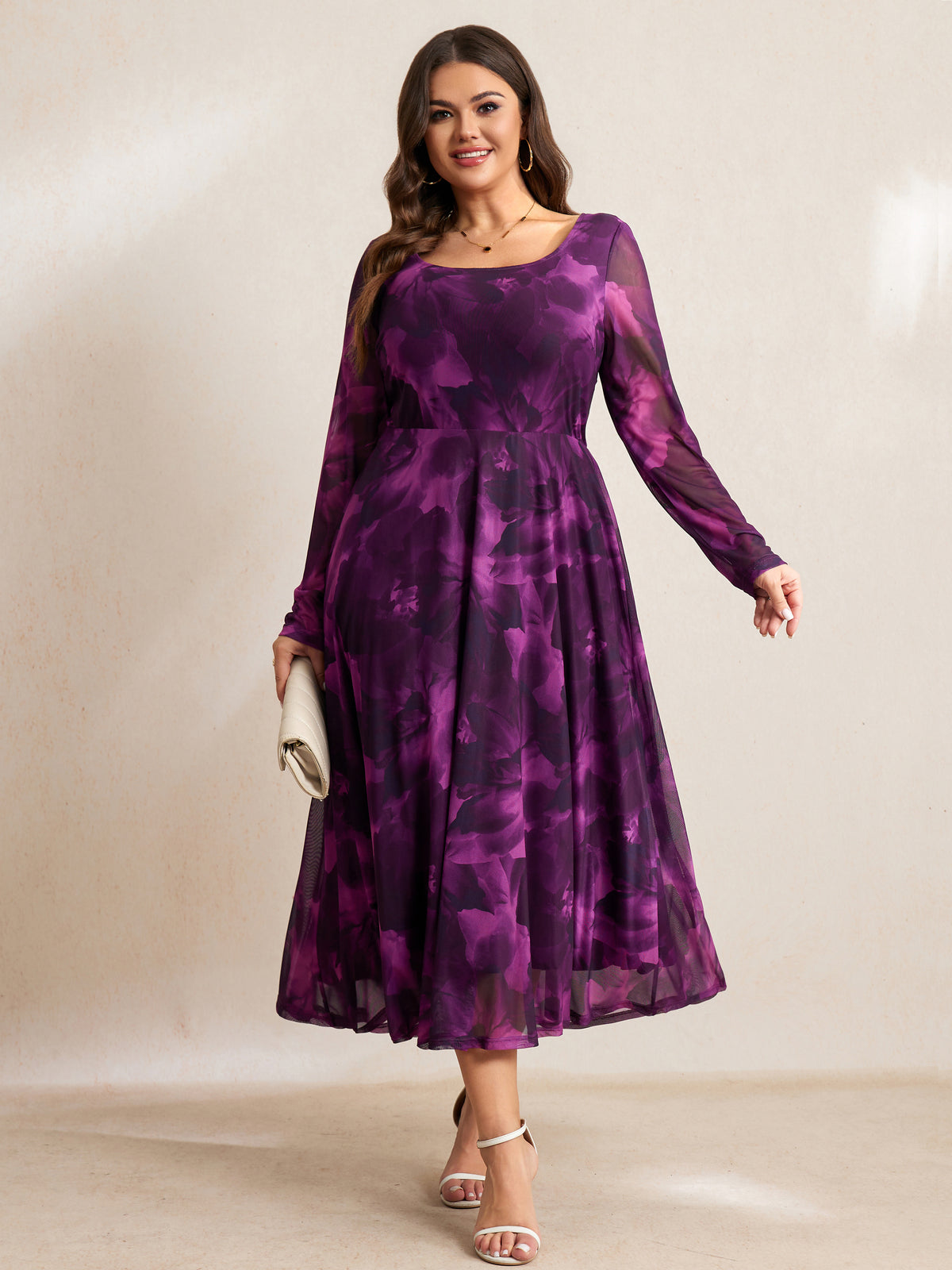 RWJ 6805 Purple Floral main image