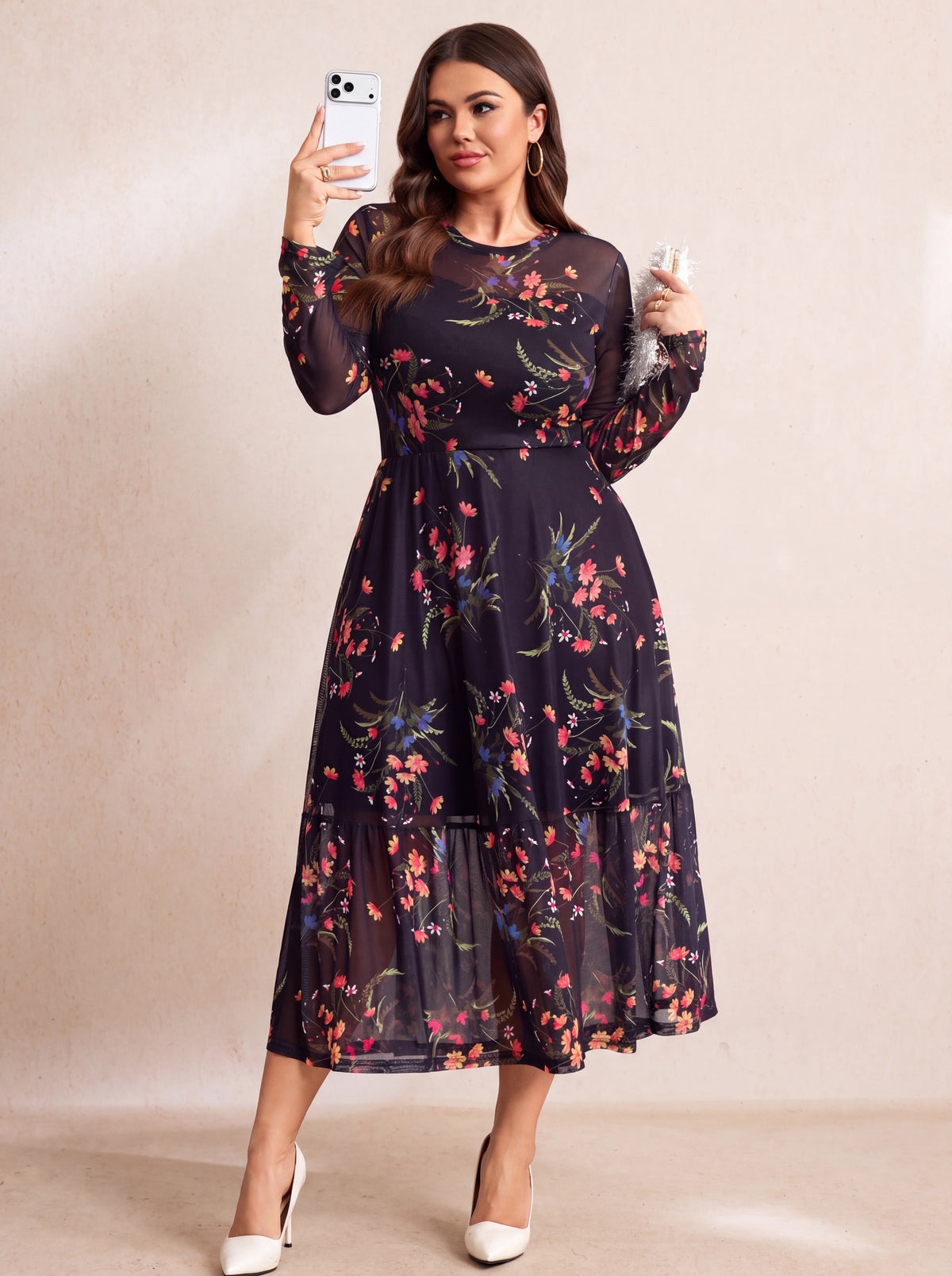 RWJ 6794 Black Pink Floral 首.jpg