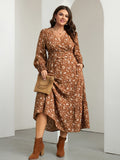 Brown Floral