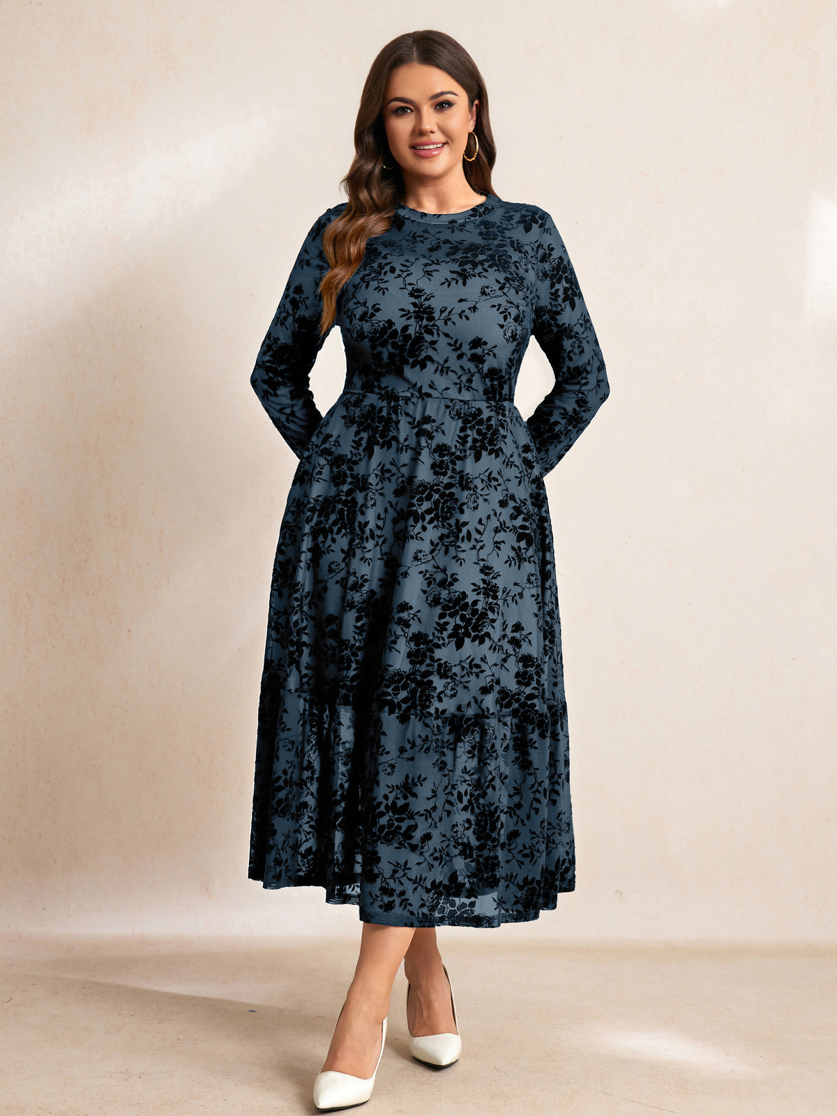 RWJ 6794 Blue Flocking Floral 首.jpg
