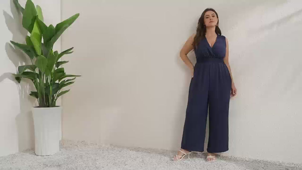 RWJ 6780 Navy Blue dress video