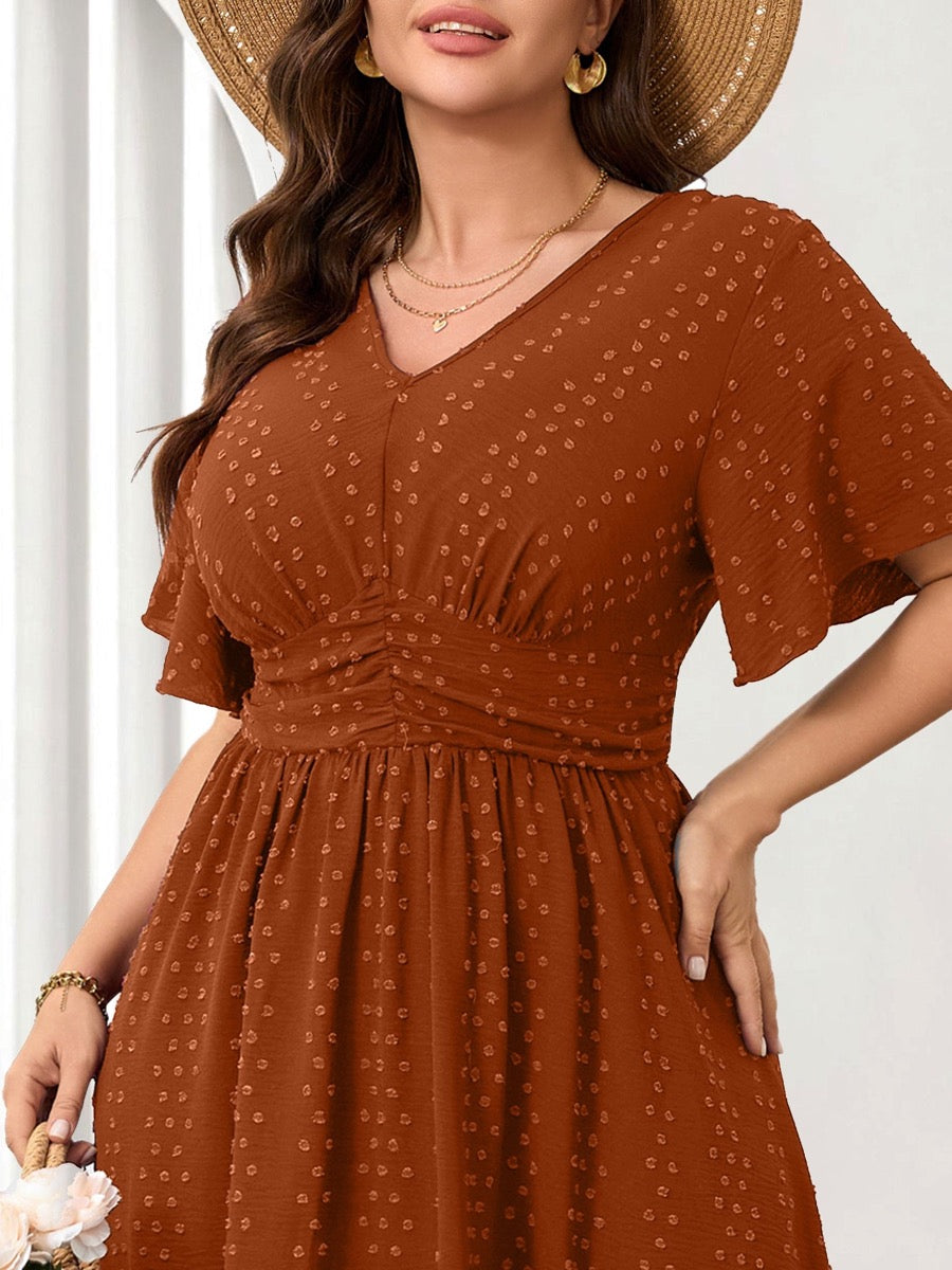 RWJ Curve Style 1006 Burnt Orange detail view