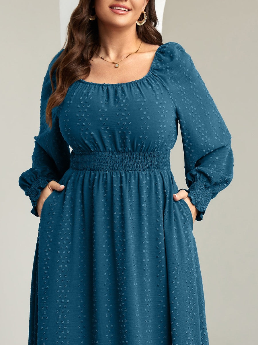 RWJ Curve Style 6403 Lake Blue detail view