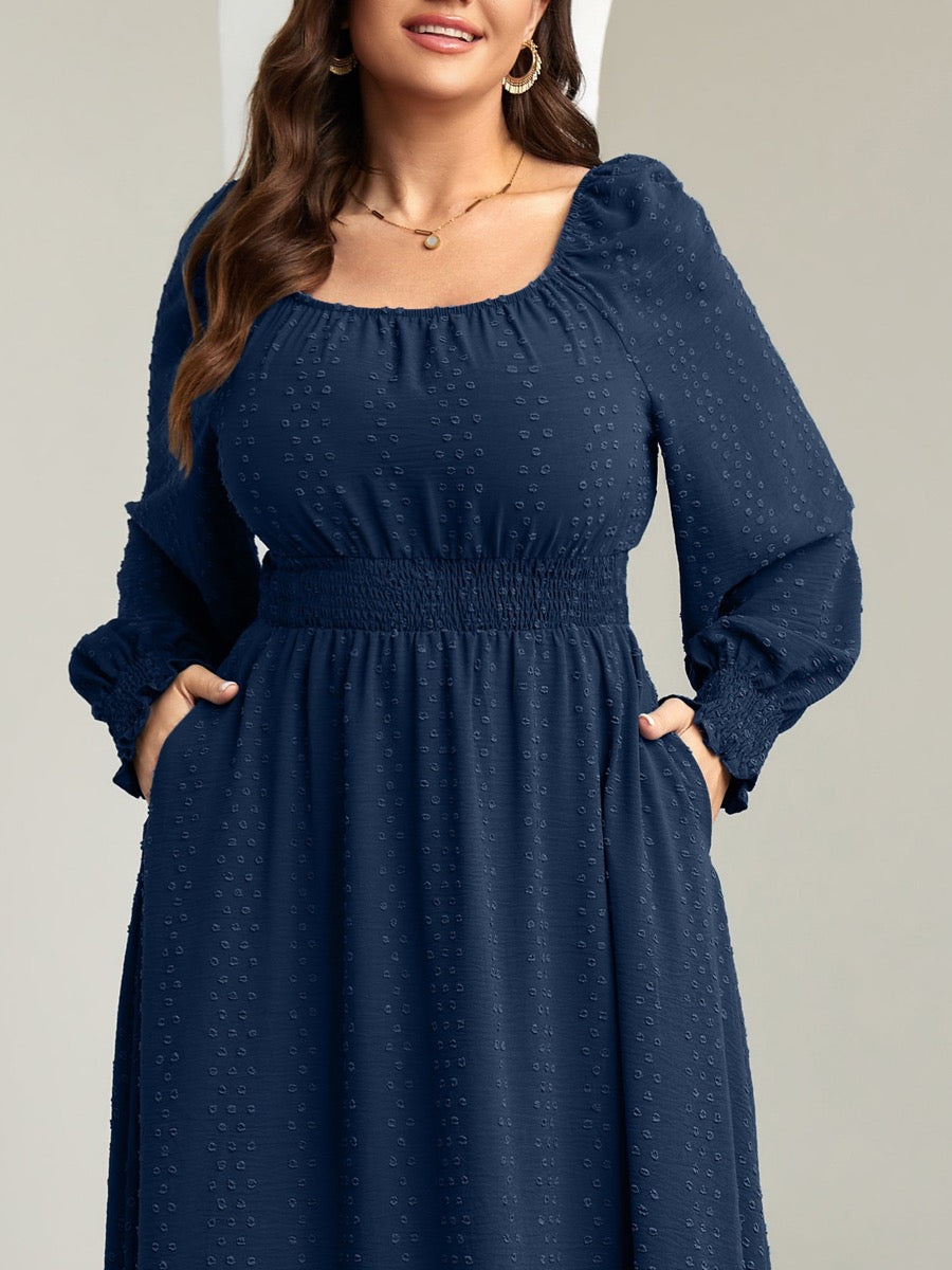 RWJ Curve Style 6403 Navy Blue detail view