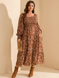 Brown Floral