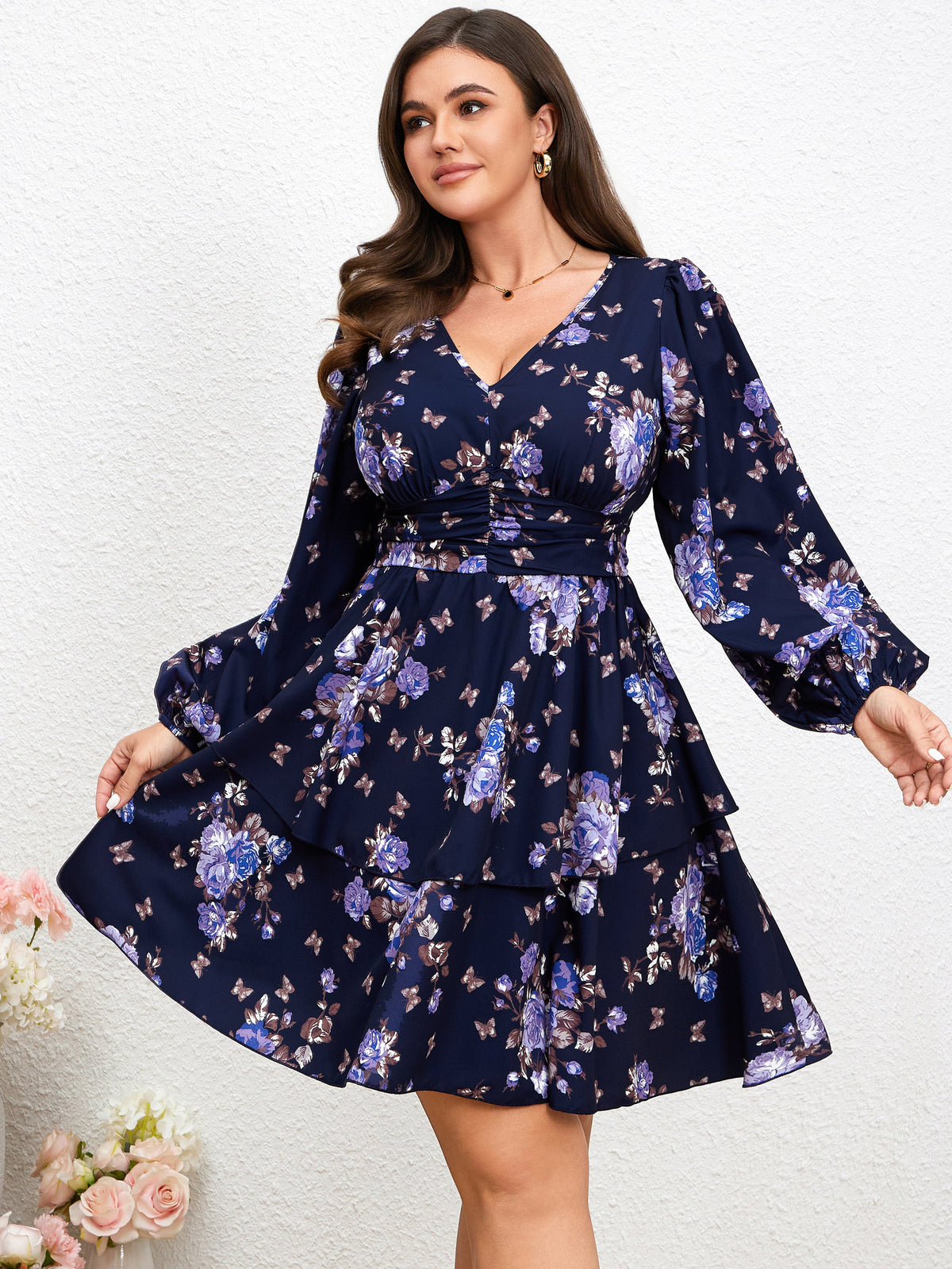 RWJ 6685 Blue Purple Floral product image