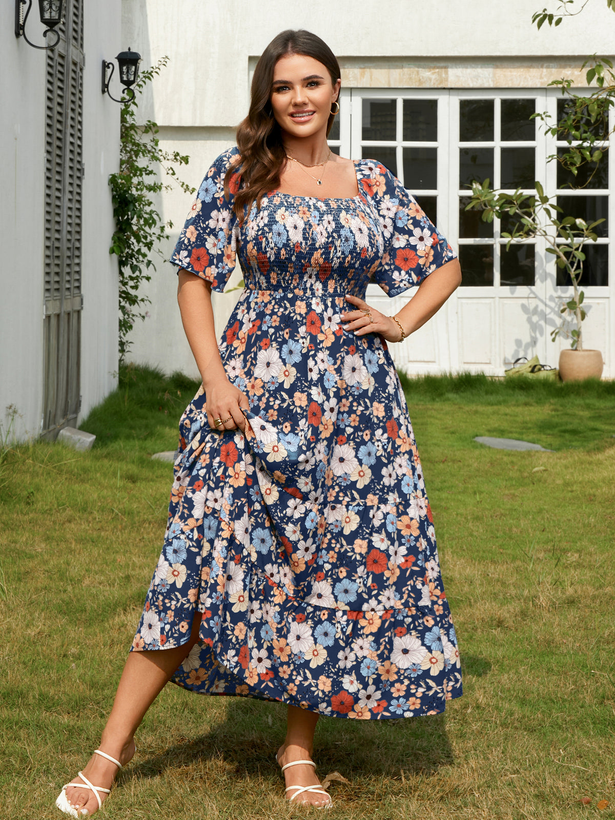 RWJ 6734 Navy Blue Floral product image 89