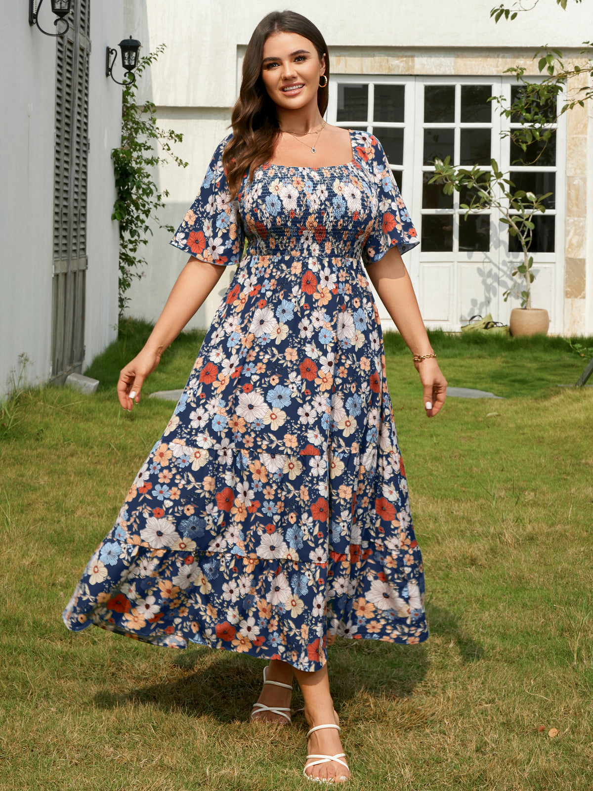 RWJ 6734 Navy Blue Floral product image 92