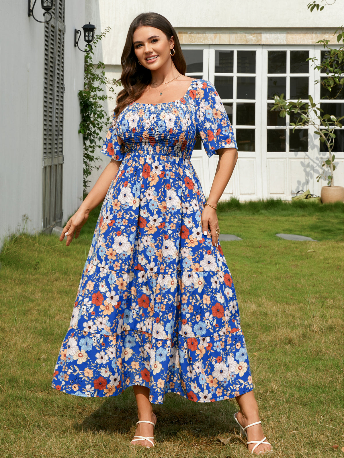 RWJ 6734 Royal Blue Floral product image 108