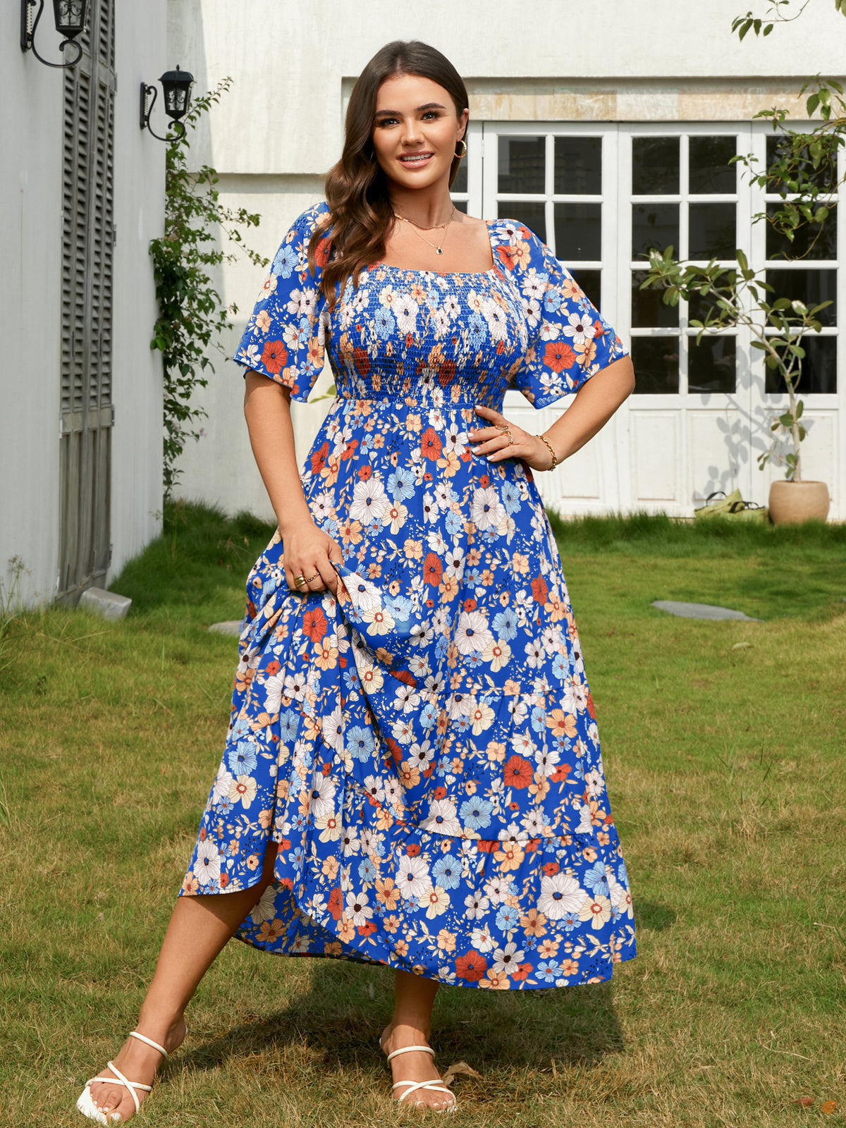 RWJ 6734 Royal Blue Floral product image 109
