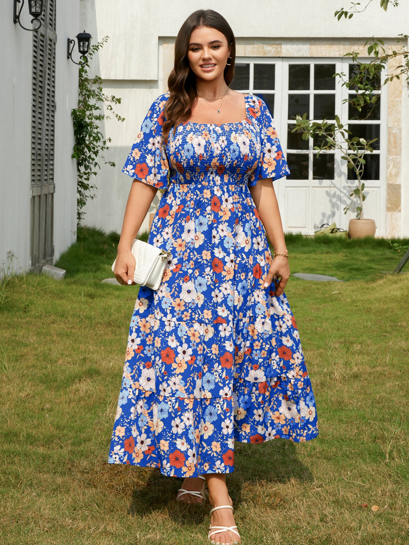 RWJ 6734 Royal Blue Floral product image 110