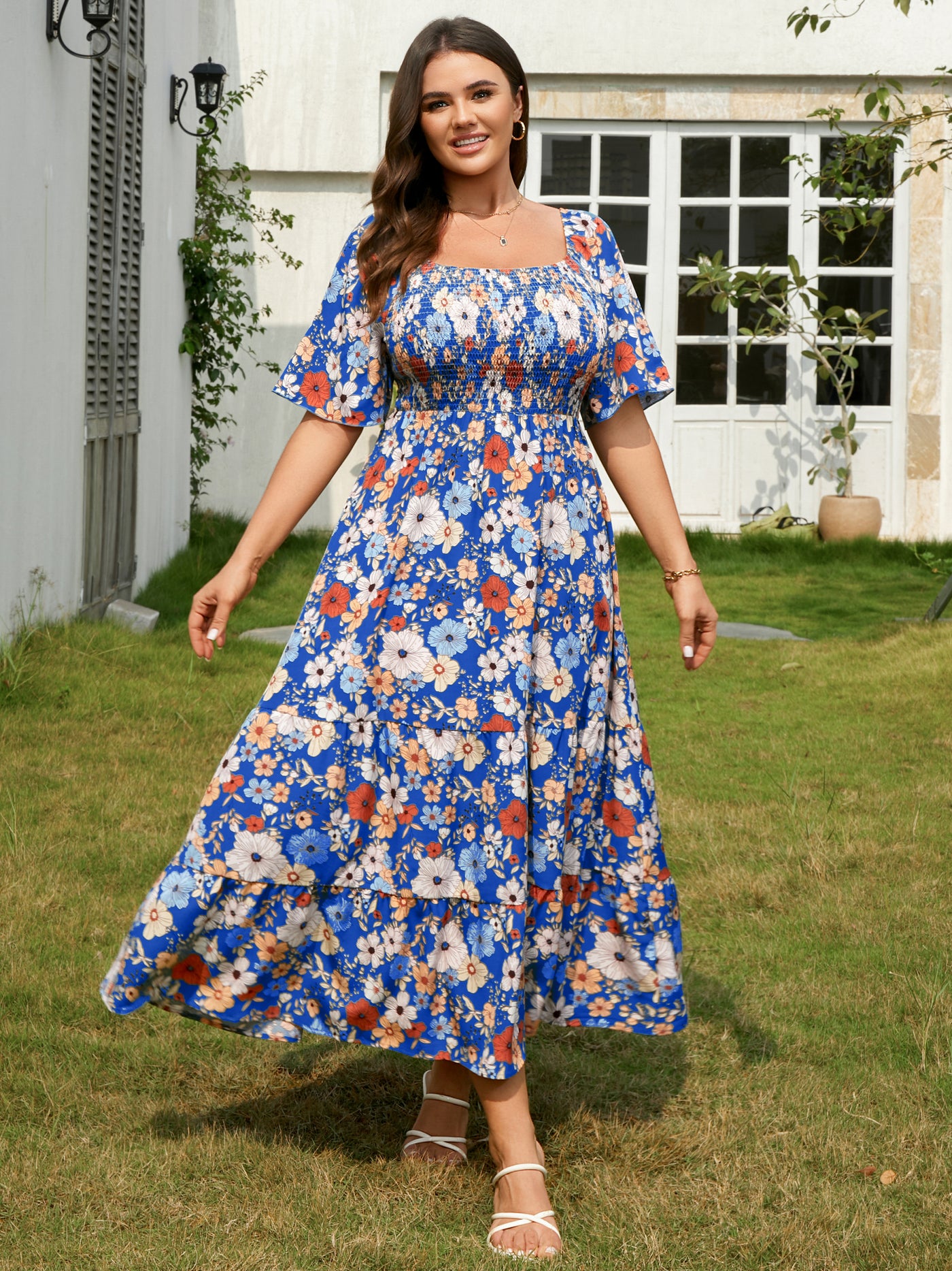 RWJ 6734 Royal Blue Floral product image 112