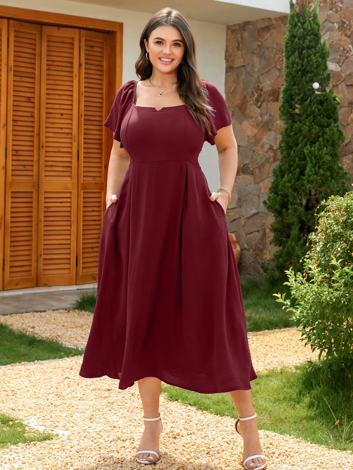 RWJ 6748 Burgundy detail image