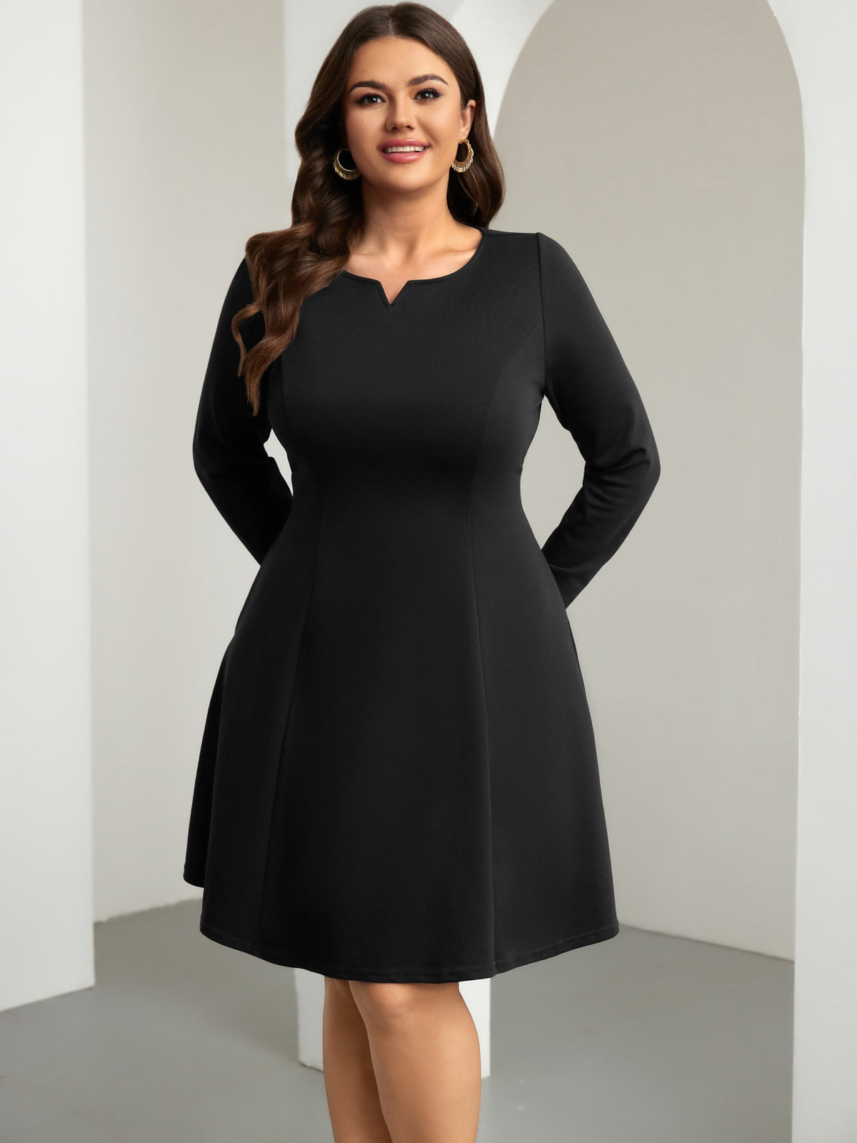 RWJ woman wearing a statement dress
