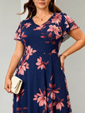 Navy Blue Floral