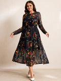Black Yellow Floral