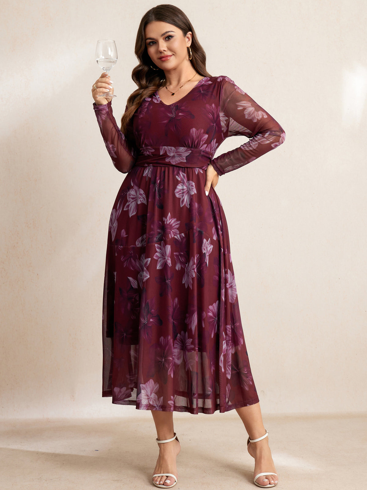 RWJ 6803 Red Floral product image