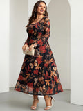 Black Yellow Floral
