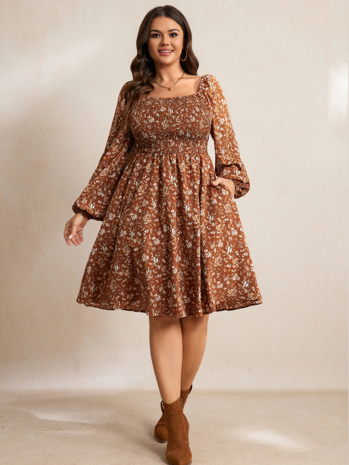 RWJ 6807 Brown Floral product image