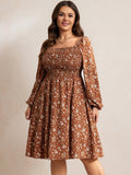 Brown Floral