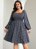 Floral Navy Purple
